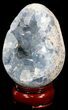 Crystal Filled Celestine (Celestite) Egg - Madagascar #41673-2